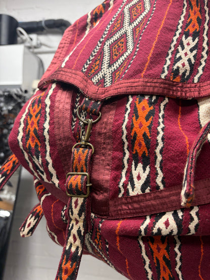SS2009 Number (N)ine ‘The Lonesome Heroes’ Ethnic Patterned Woven Backpack