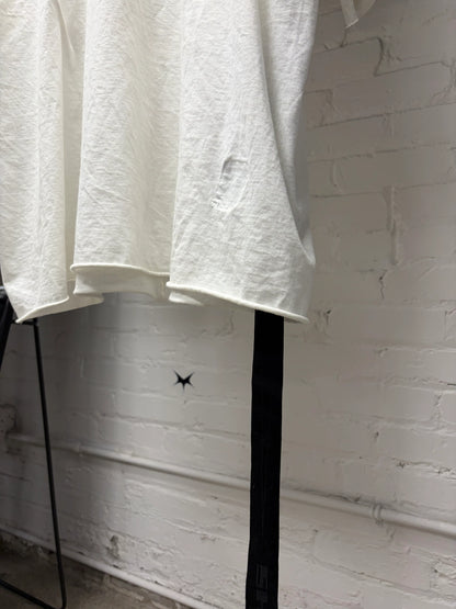 Rick Owens Milk White ‘Jumbo’ Oversized T-Shirt