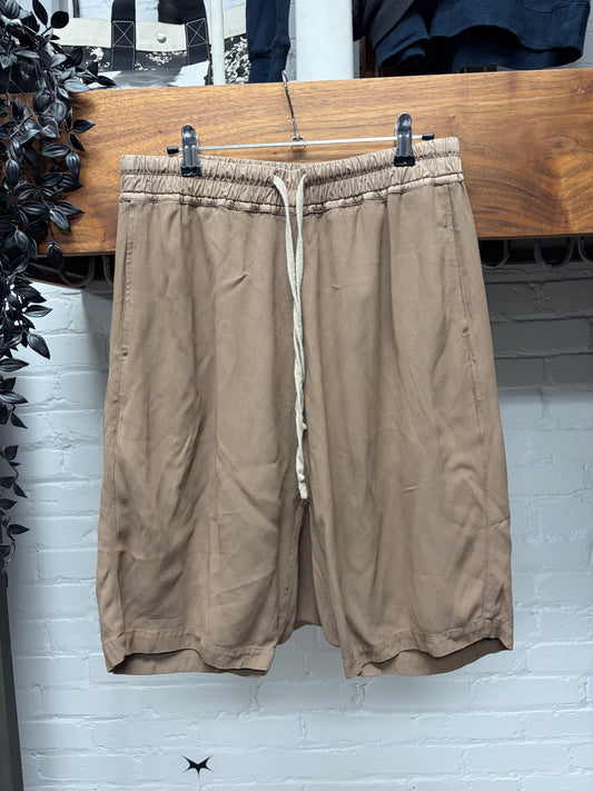 SS2015 Rick Owens ‘Faun’ Mainline Dust Lightweight Pod Shorts