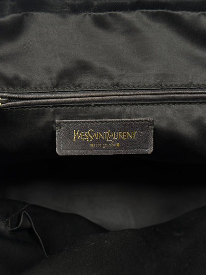 Vintage Yves Saint Laurent ‘Muse’ Oxblood Red Leather Handbag