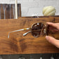 Chrome Hearts ‘Stains’ 18K Gold Aviator Sunglasses