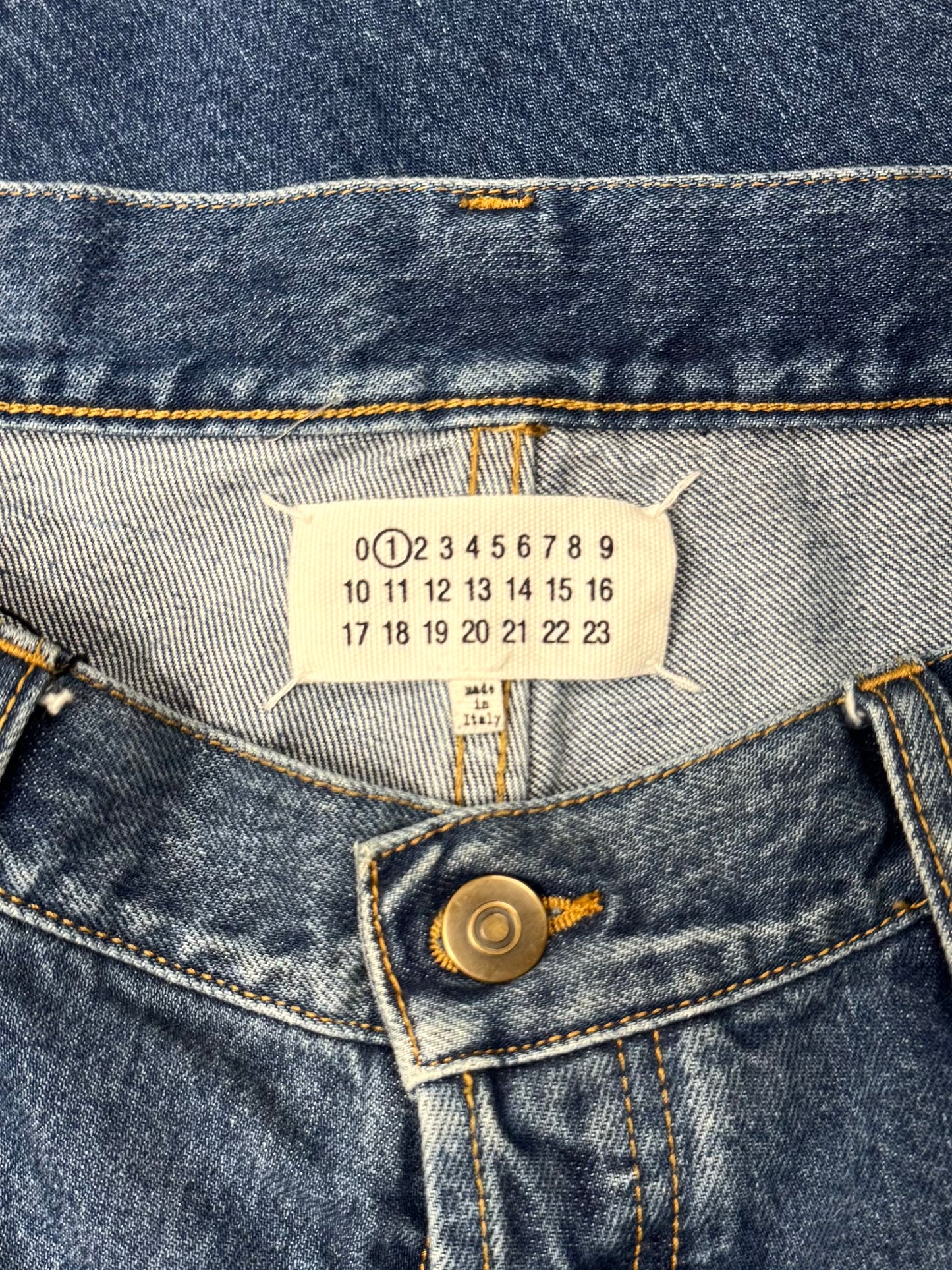 SS2021 Maison Margiela Washed Blue Bootcut Denim
