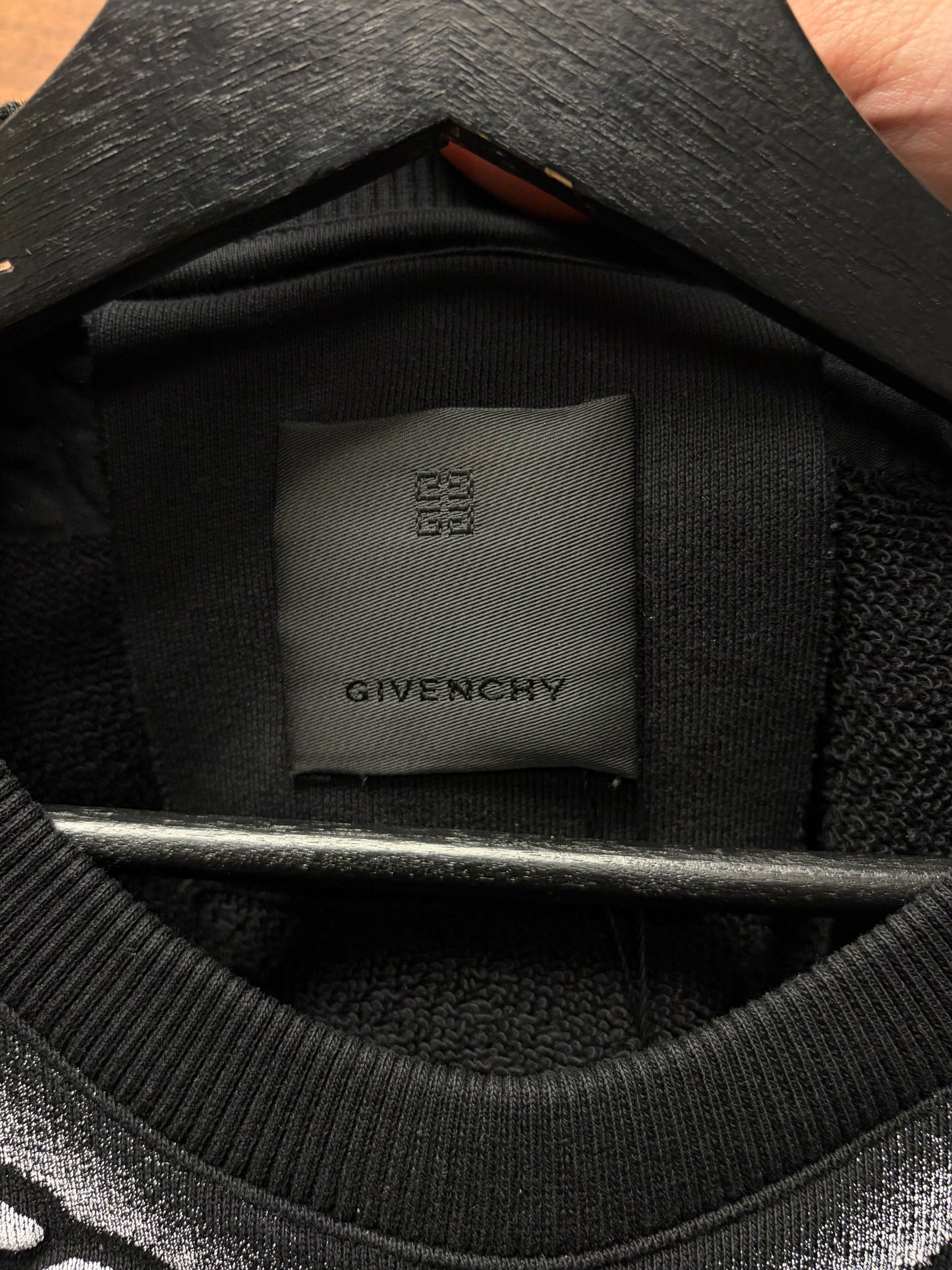 Givenchy x Chito ‘Tag Effect’ Chain Embossed Collar Sweatshirt
