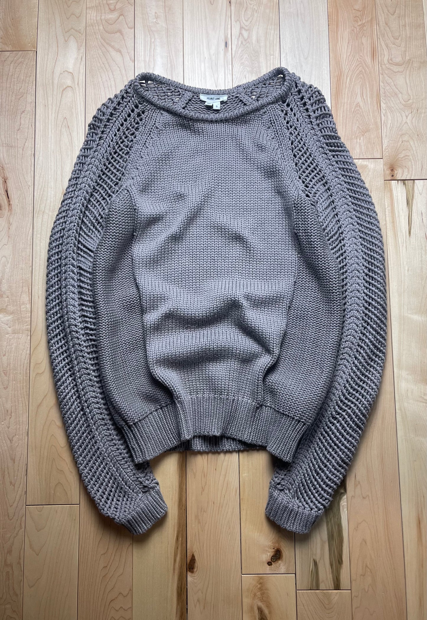 Helmut Lang Loose Gauge Knit Sweater