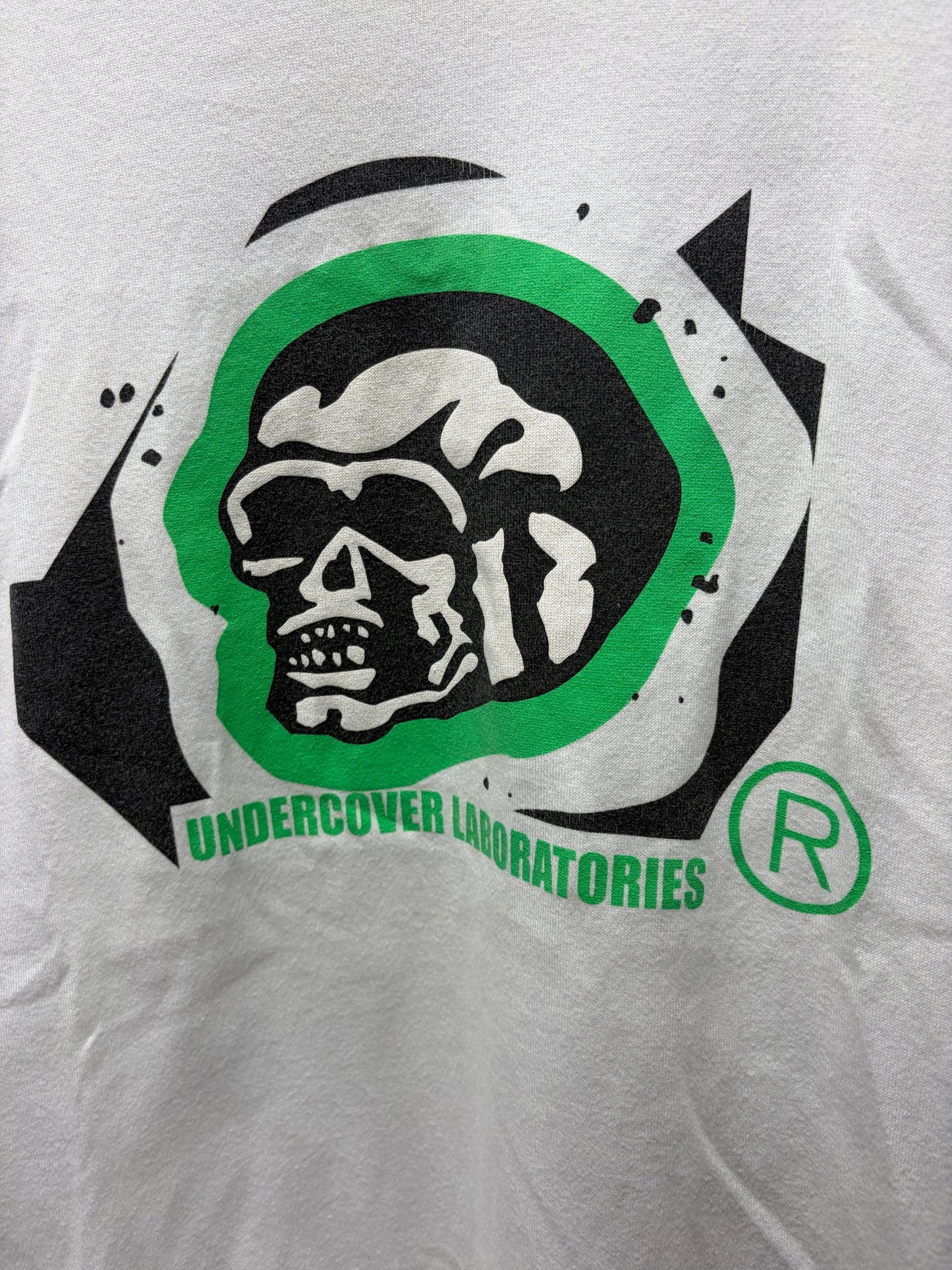 Undercover ‘Illusion of Haze’ Skull Head White Graphic T-Shirt