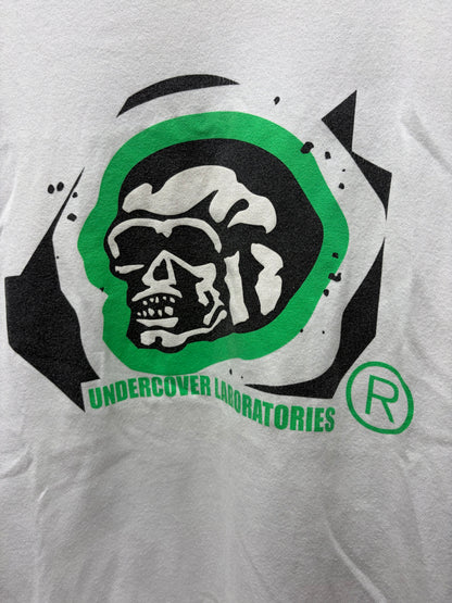 Undercover ‘Illusion of Haze’ Skull Head White Graphic T-Shirt