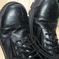 Balenciaga ‘Strike’ Black Leather Lace-Up Combat Boots