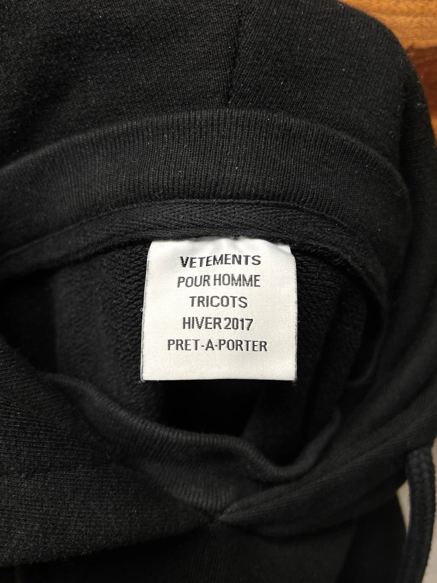 AW2017 Vetements ‘11 Inch Gun Club’ Pullover Hoodie