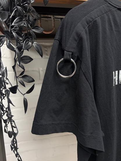Helmut Lang ‘Piercing’ Black Logo T-Shirt