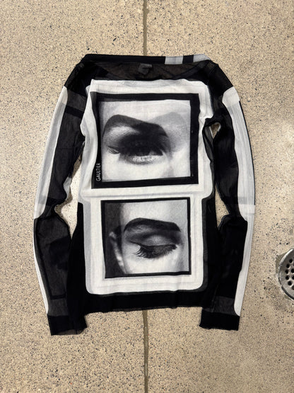 SS2001 Jean Paul Gaultier ‘Madonna’ Mesh Long Sleeve Top