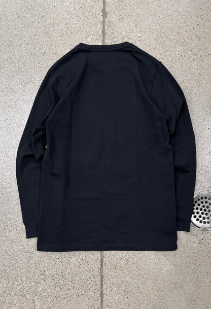 Hood by Air ‘Infrared’ Black Graphic Long Sleeve Shirt