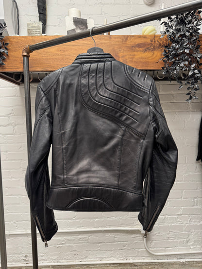 AW2000 Gucci by Tom Ford ‘Spiral Zip’ Lamb Leather Jacket