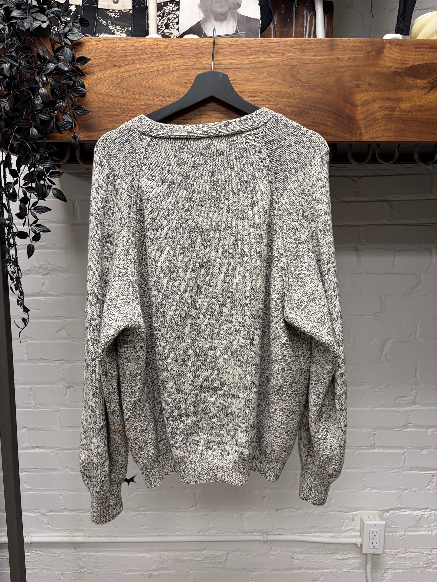 Vintage C.P. Company Salt/Pepper Wool Knit Cardigan