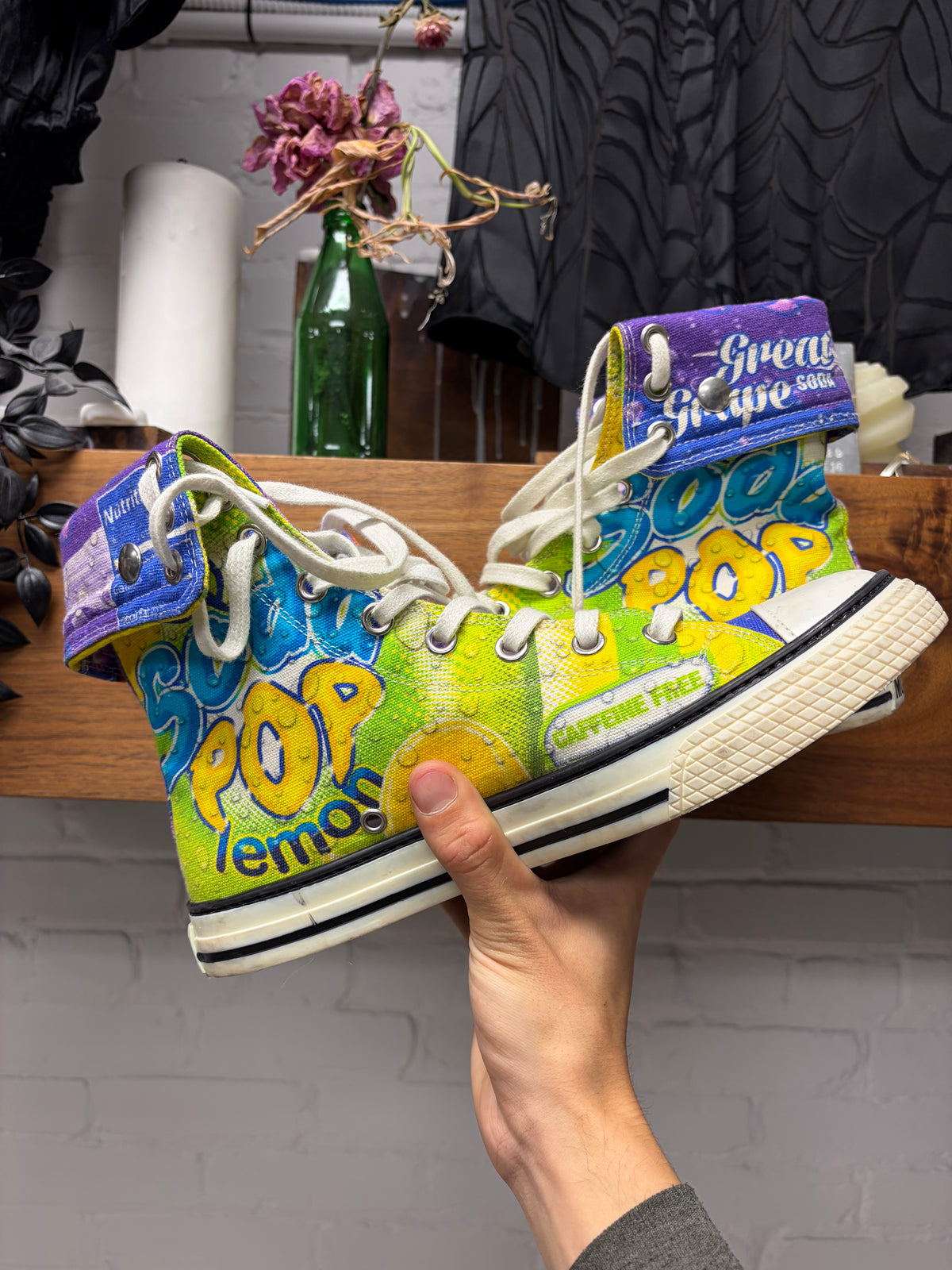 2016 Moschino ‘Soda Pop’ Chuck 70 Ultra High Top Sneakers