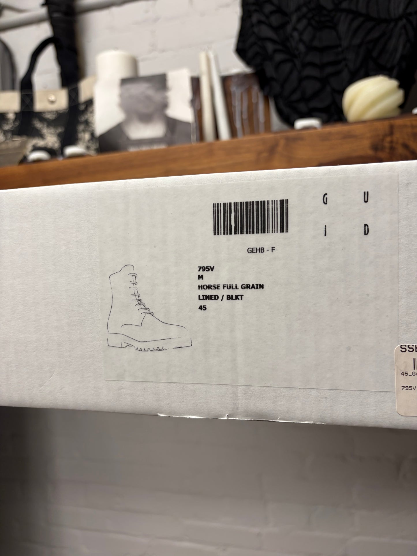 Guidi ‘795V\_N’ Full Grain Horse Leather Vibram Sole Combat Boots