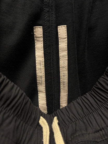 AW2022 Rick Owens ‘Pentagram’ Black Drawstring Boxing Shorts