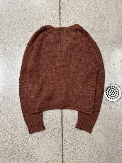 Our Legacy ‘Academy’ Rustic Brown Mohair Cardigan