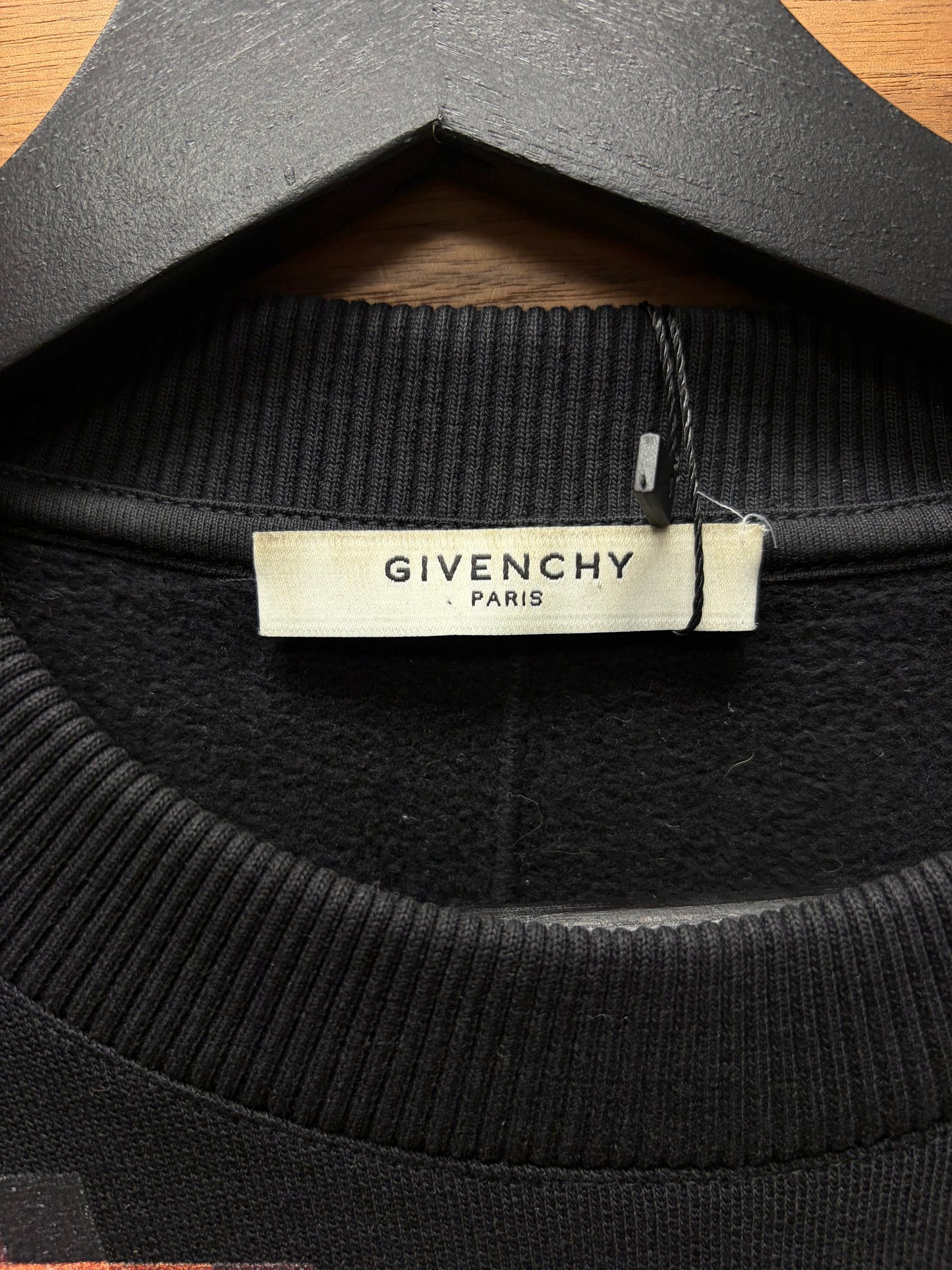 AW2013 Givenchy by Ricardo Tisci ‘Digital Madonna’ Black Graphic Sweatshirt