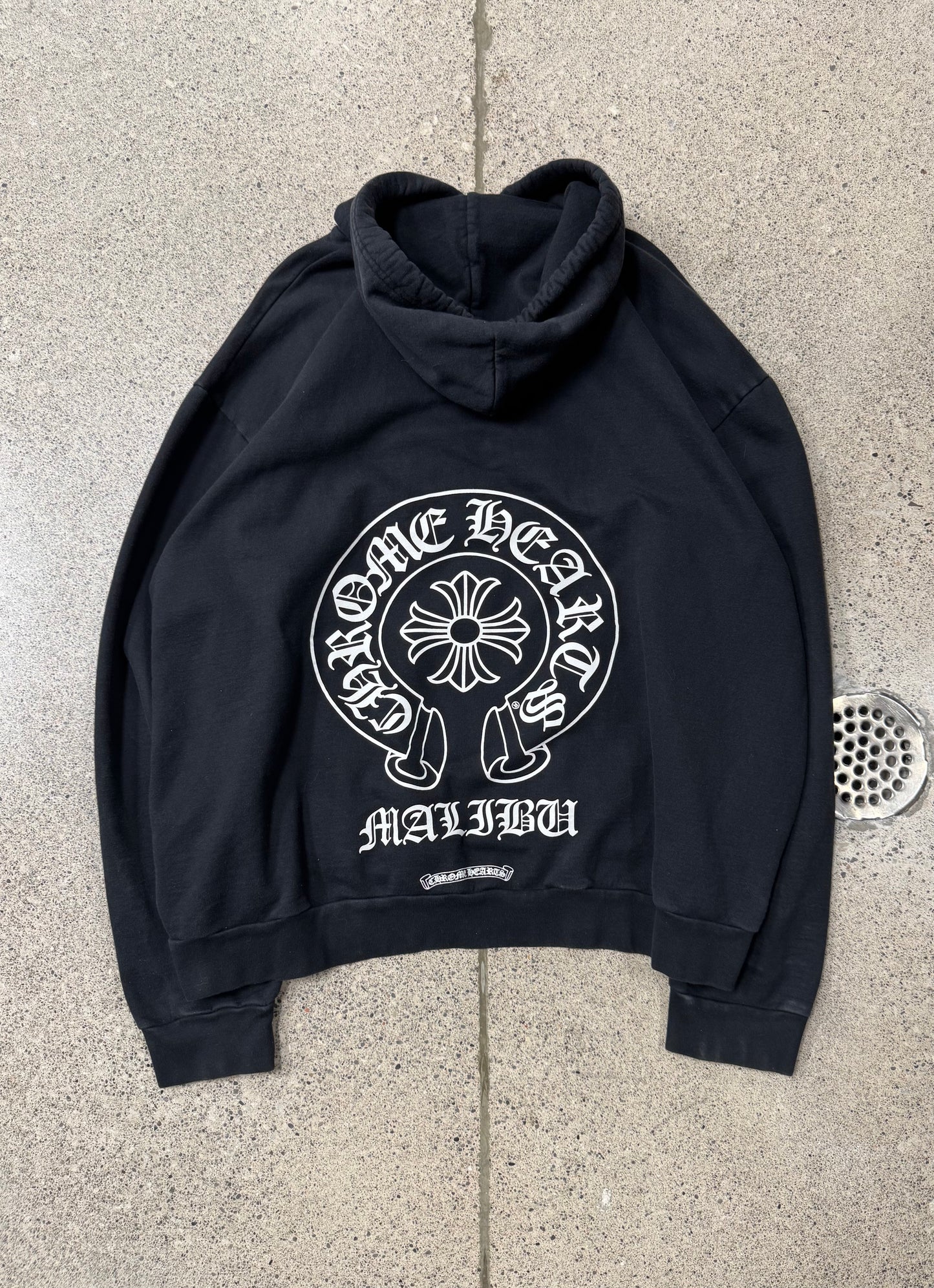 Chrome Hearts Malibu Exclusive ‘Horseshoe’ Logo Hoodie