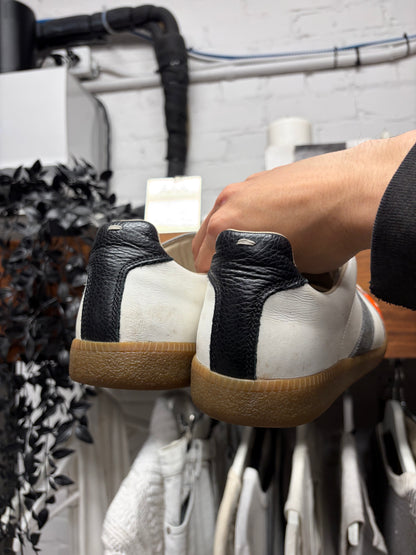 Maison Margiela ‘G.A.T.’ Patent Leather Toebox Low Top Sneakers