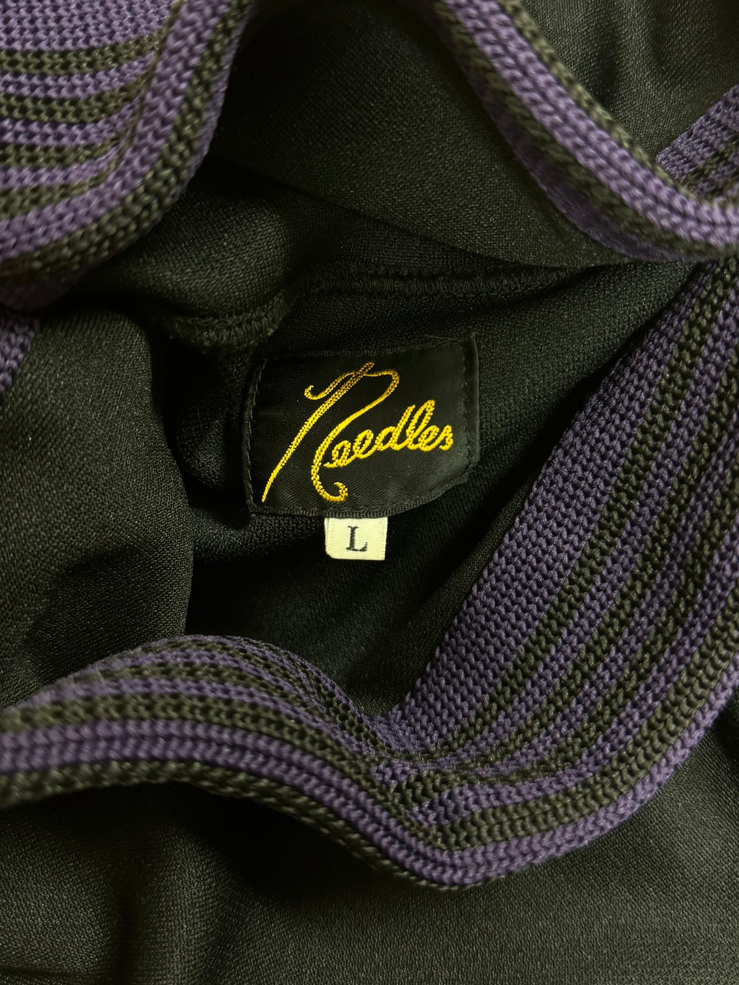 Needles Purple/Black Striped Track Jacket