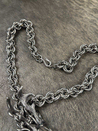 AW2008 Number (N)ine ‘My Private Portland’ Solid 925 Silver Deer Necklace