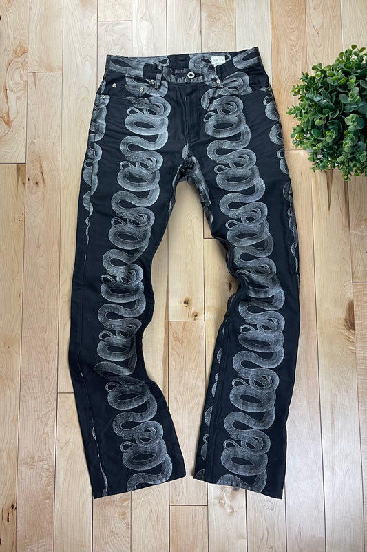 1998 Hysteric Glamour OG Black Flared ‘Snake Denim’