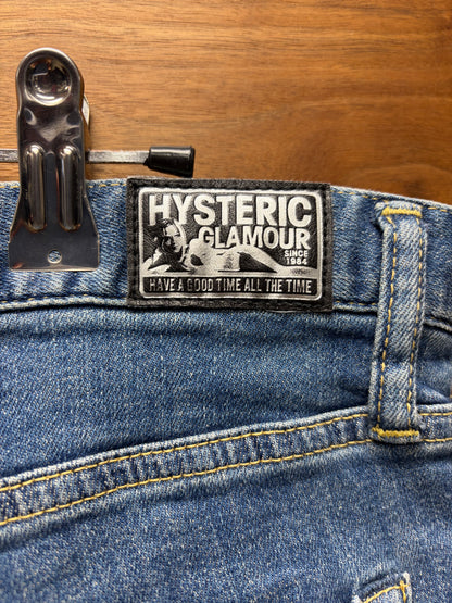 Hysteric Glamour Distressed Blue Skinny Jeans