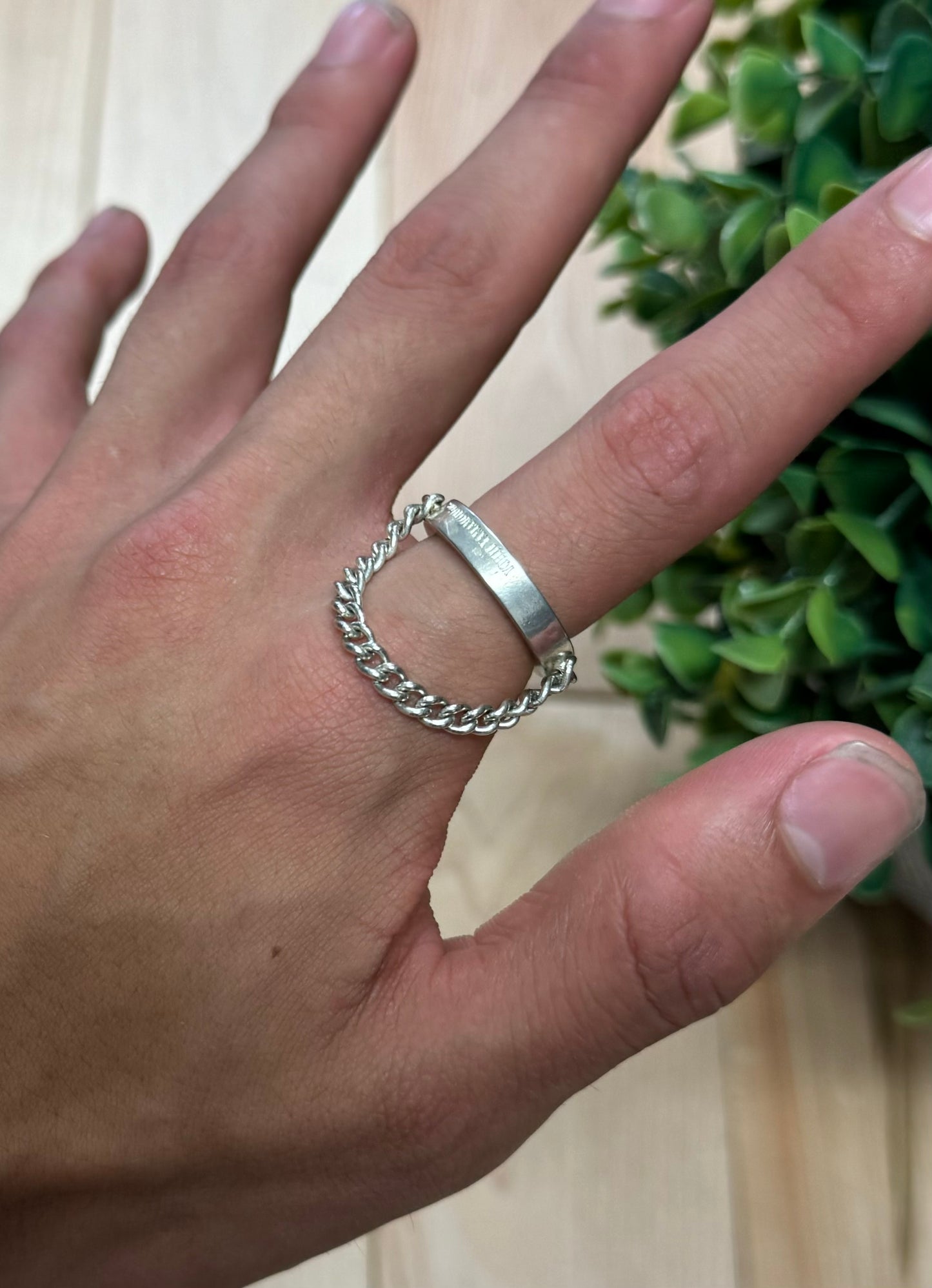 Yohji Yamamoto S’Yte Steel Chain Ring