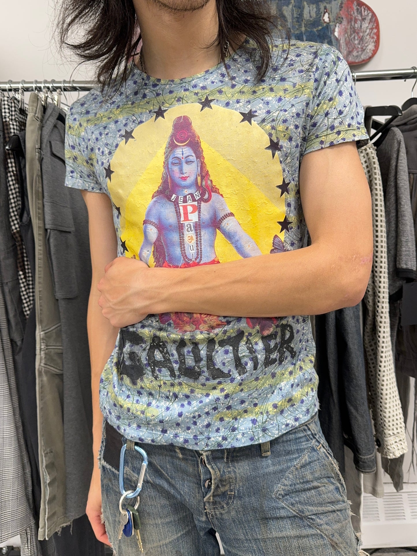 1990s Jean Paul Gaultier Hindu Goddess ‘Kali’ Short Sleeve Shirt