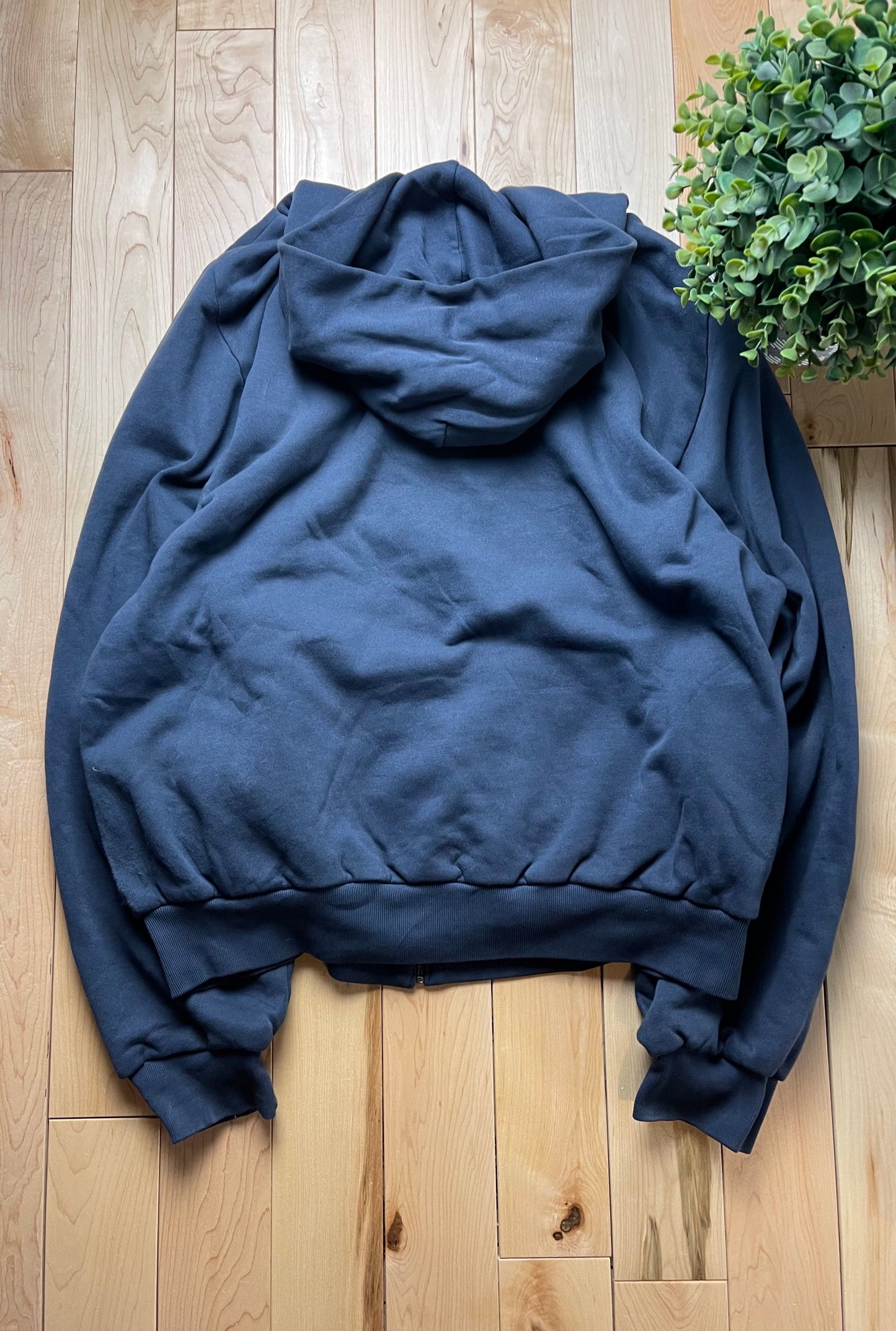 Yeezy x Gap Heavyweight Navy Blue Zip Up Hoodie