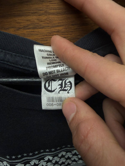 Chrome Hearts Foti Skull ‘Union Jack’ Flag Black Graphic T-Shirt