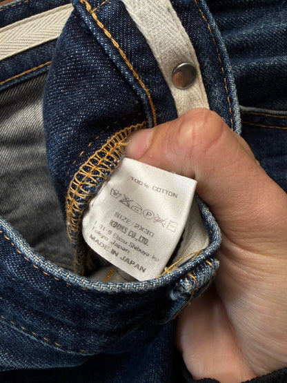 Number (N)ine Darted Blue Skinny Jeans