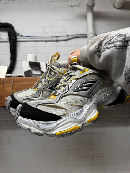 Balenciaga Yellow/Sport Grey Oversized ‘Cargo’ Sneakers