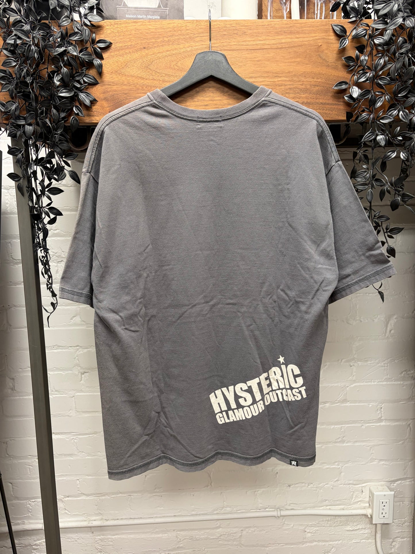 Hysteric Glamour ‘Feels Good’ Black Graphic T-Shirt