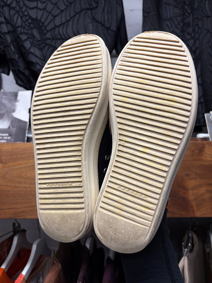 AW2020 Rick Owens ‘Performa’ Black Nylon ‘Ramones’ Low Top Sneakers