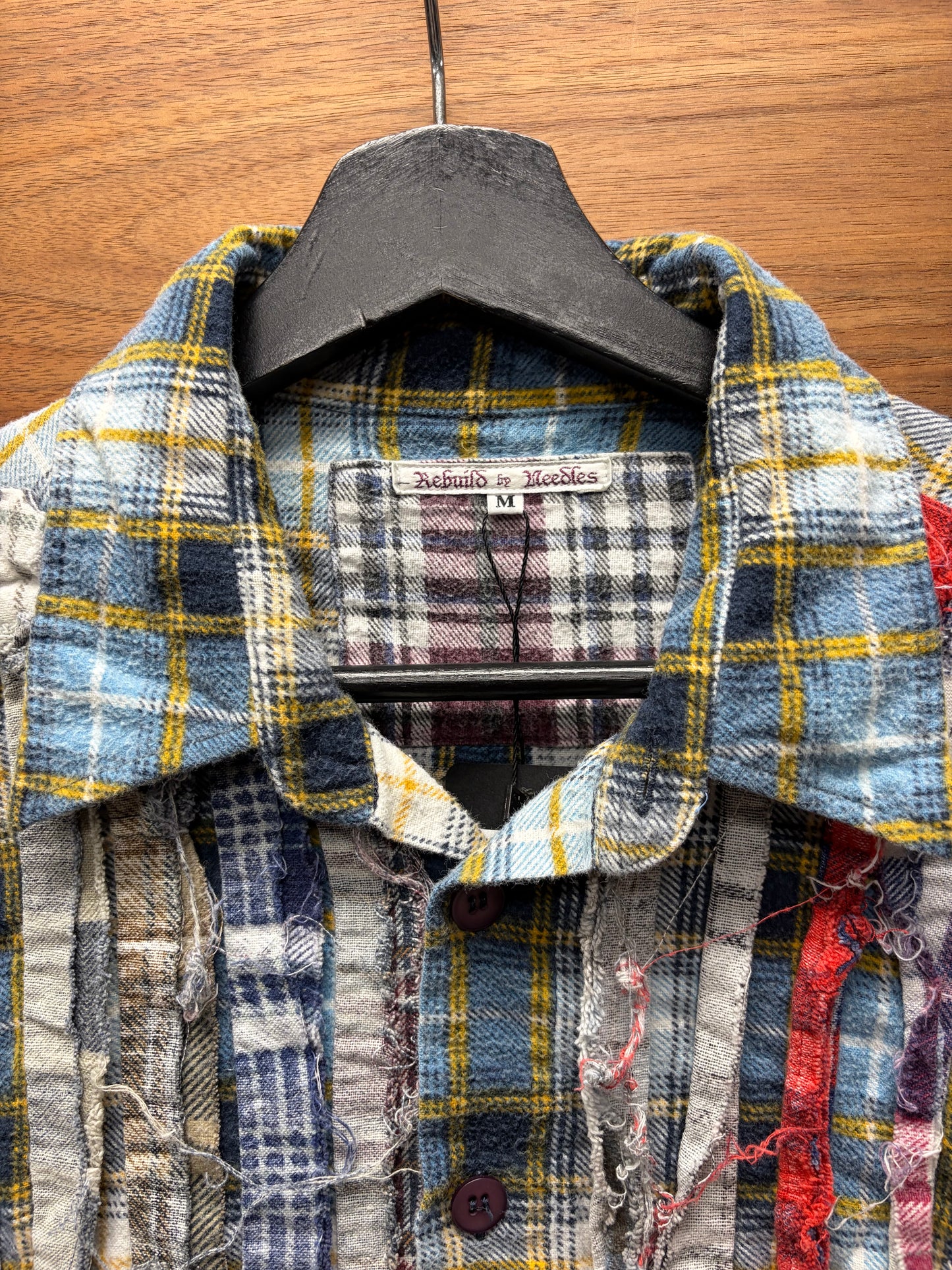 Needles ‘Rebuild’ Reconstructed Raw Plaid Flannel