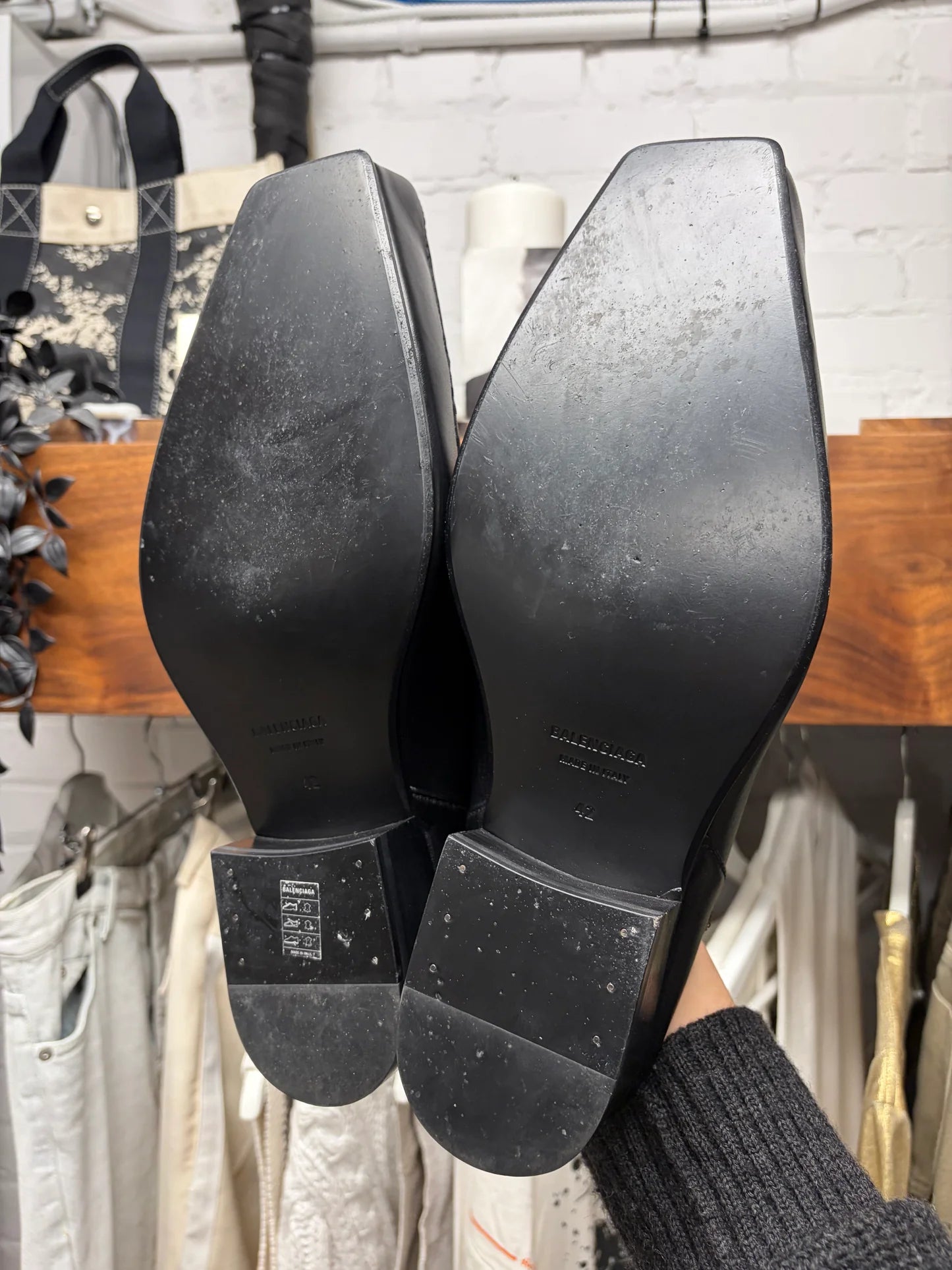 SS2024 Balenciaga ‘Romeo’ Pointed Toe Leather Mules