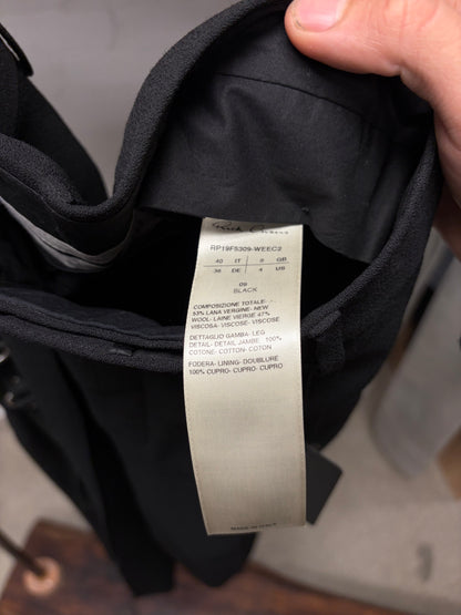 AW2019 Rick Owens ‘Larry’ Pleated ‘Astaire’ Trousers