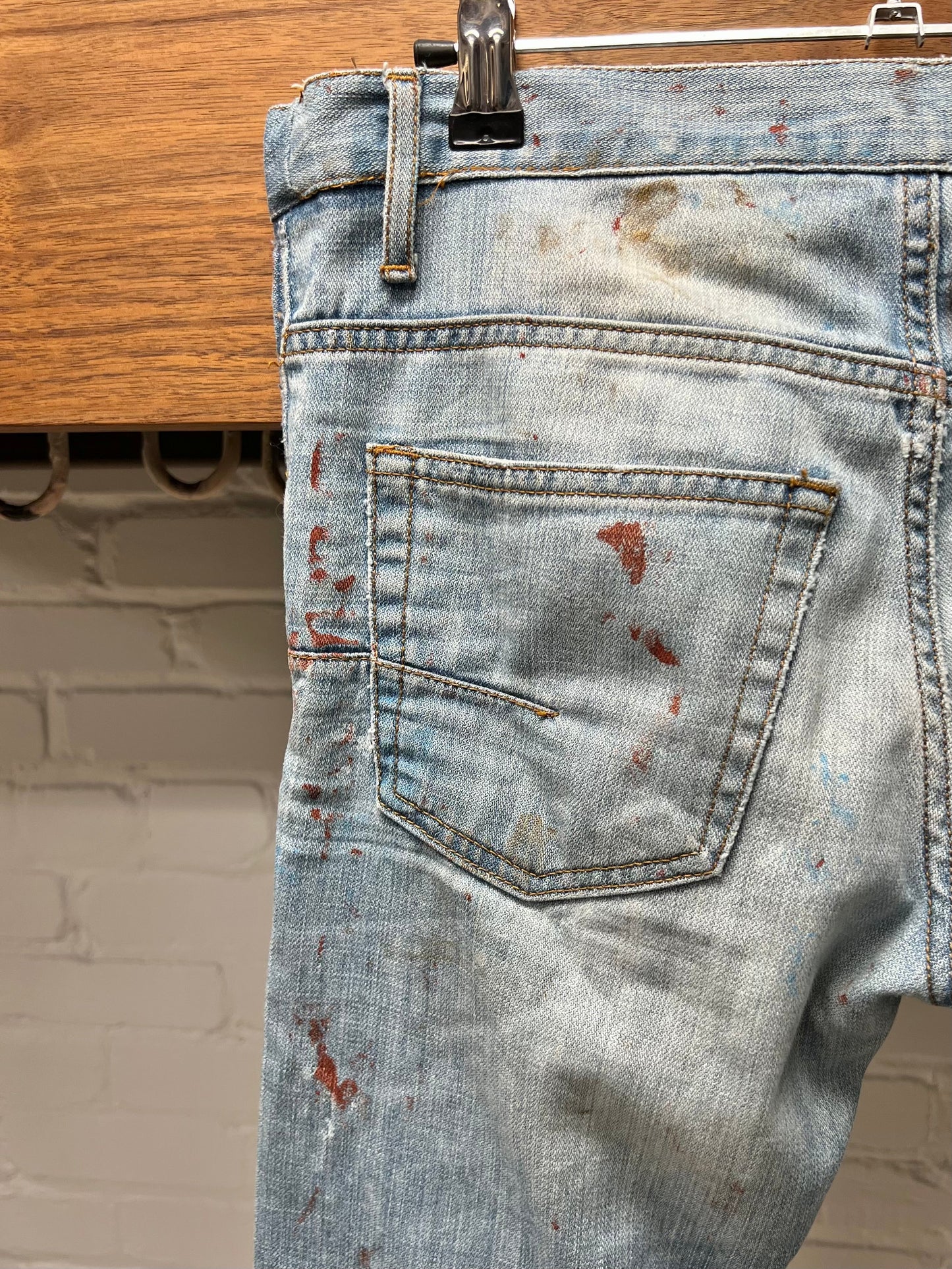 SS2010 Dior Homme ‘Wildcat’ Blood Stain Denim