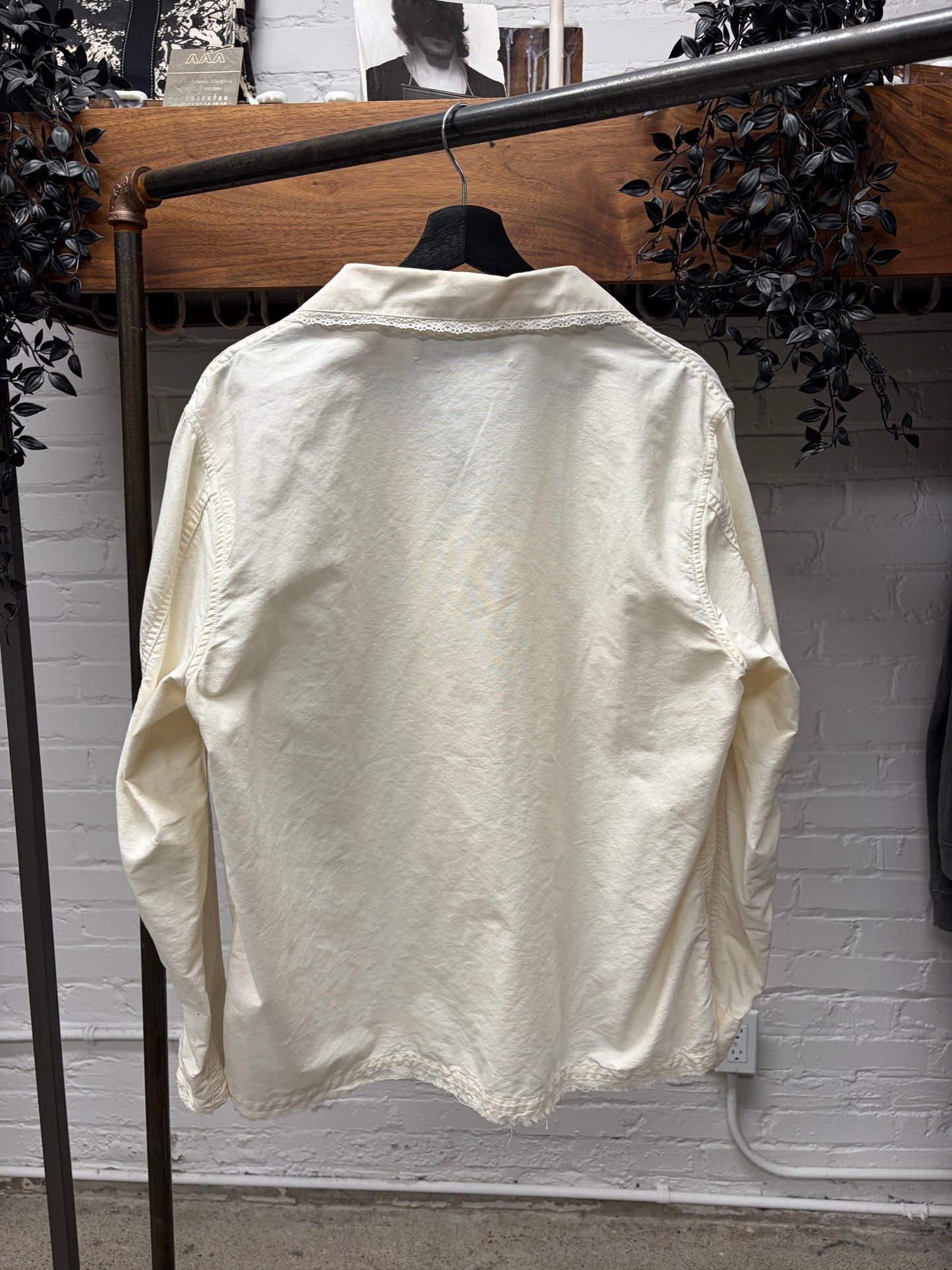 Our Legacy ‘Lace Trim’ Collared Button Up Shirt