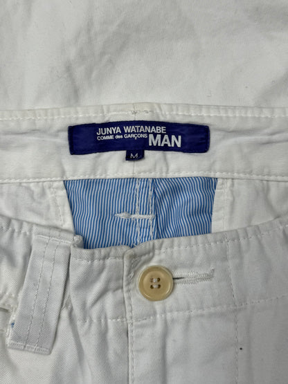 SS2013 Junya Watanabe White Wide Leg Pants