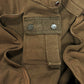 Dolce & Gabbana Military Pocket Washed Brown Zip Up Sweater