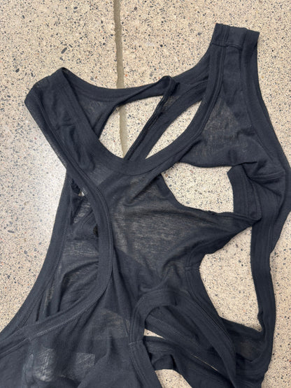 SS2018 Rick Owens ‘Dirt’ Membrane Tank Top