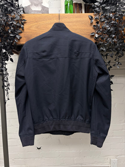 Dior Homme Asymmetric Perfecto Zip Stand Collar Biker-Inspired Jacket
