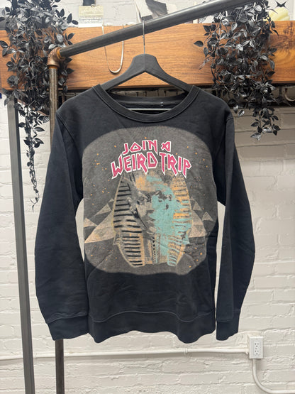 AW2013 Balenciaga ‘Join a Weird Trip’ Metal Logo Sweatshirt