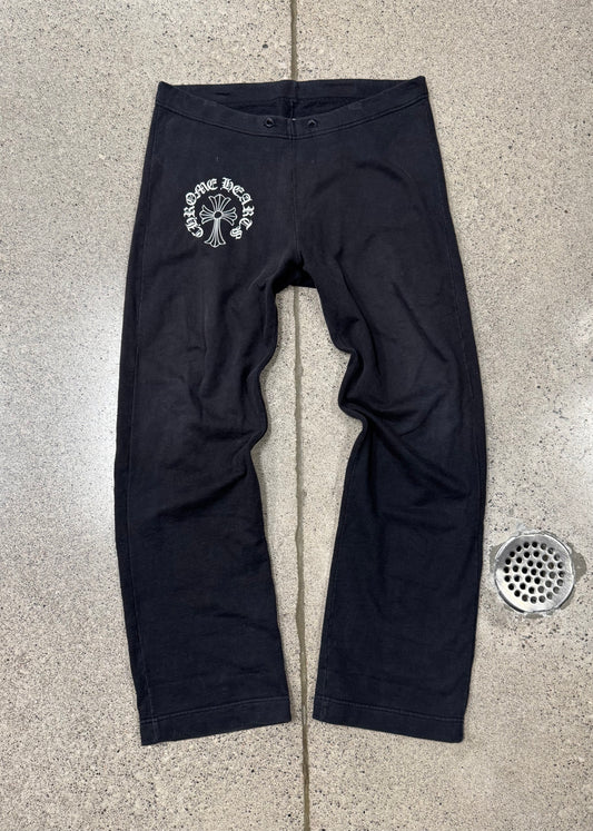 Chrome Hearts ‘T-Bar’ Black Sweatpants