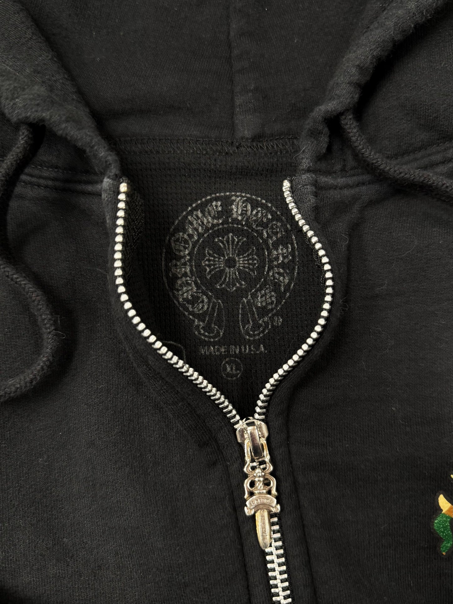 Chrome Hearts Camo ‘Horseshoe’ Logo Zip-Up Hoodie