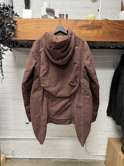 AW2014 Rick Owens ‘Moody’ Moleskin ‘Exploder’ Parka with Backpack