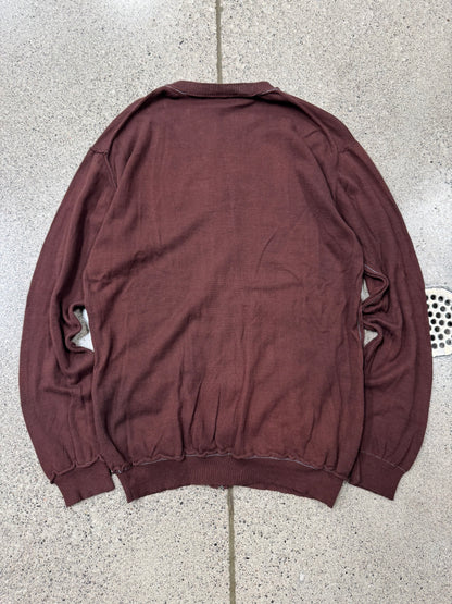 Yohji Yamamoto ‘Y’s For Men’ Collarless Zip-Up Sweater